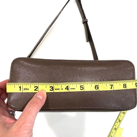 MICHAEL KORS Saffiano Leather Dome Crossbody - Picture 14 of 16